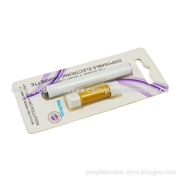 Disposable E-cigarette with 2 Pieces Cartomizers, 122mm Length